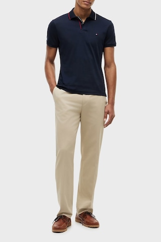 Tommy Hilfiger Pamuklu Slim Fit Düğmeli Polo Yaka T Shirt Erkek Polo Yaka T Shirt Mw0mw43263 Dw5 Lacivert