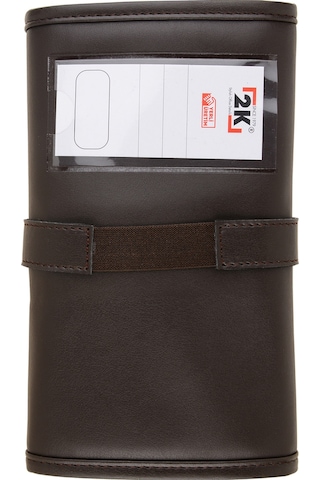 2k Rulo Kalemlik,sanatsal Kalemlik,dereceli Kalem,teknik Çizim Çantası,vegan 24'lü,çıtçıtlı,açık 21 58 Cm.,kahve Kahverengi