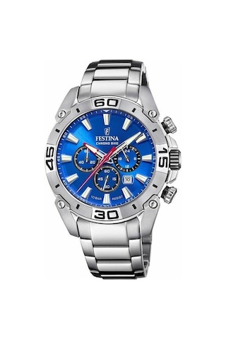 Festına F20543/2 Chrono Bıke Erkek Kol Saati Gümüş