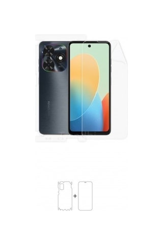 Tecno Spark Go 2024 Ön, Arka Ve Yan 360 Derece Tam Kaplama Poliüretan Film