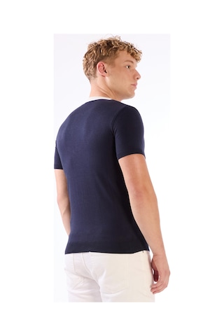 Dufy O Yaka Triko Tshirt Lacivert