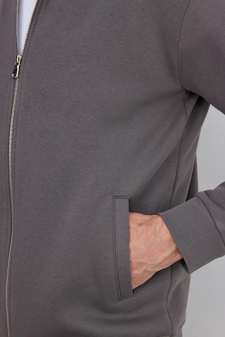 Tudors Unisex Relax Fit Rahat Kesim Pamuklu 3 İplik İçi Polarlı Fermuarlı Cepli Gri Sweatshirt Hırka-41678 Koyu Gri