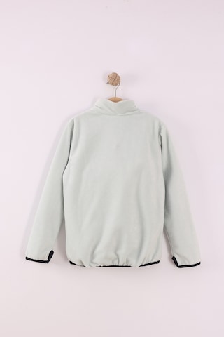 Monox Çocuk Unisex Parmak Geçmeli Polar Ceket Yeşil