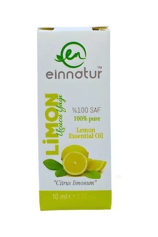 Einnatur Limon Uçucu Yağı %100 Saf Citrus Limonum Essential Oil 10 ML
