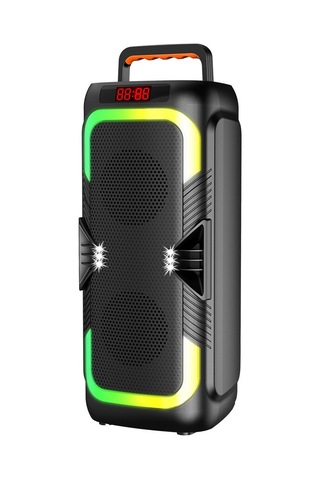 Çeşithane Abs-4220w Taşınabilir Bluetooth Hoparlör Çift Hoparlörlü-siyah