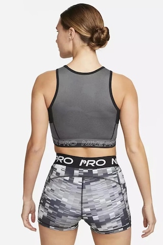 Nike Pro Dri Fit Cropped Training Womens Tank Top Kadın Antreman Atleti Siyah
