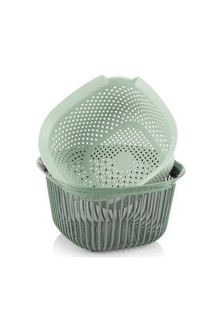 Selka Home 2 Parça Süzgeçli Kase 4000 ML 001