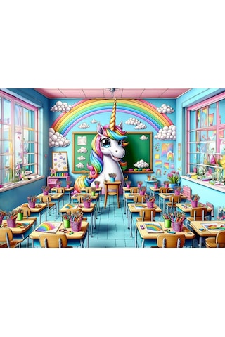 Art Çocuk Düşler Sınıfı 100 Parça Puzzle