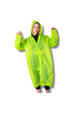 Bosile Unisex Eva Kumaş Su Rüzgar Geçirmez Yağmurluk Çok Renkli