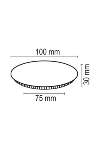 10W Yüksek Lümen Led Panel Armatür 3200K