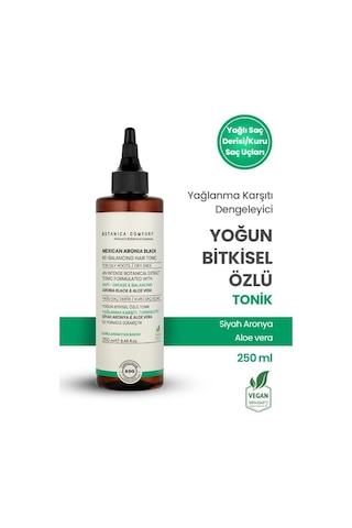 Botanica Comfort Siyah Aronya Üzümü Özlü Sebum Dengeleyici ve Yağlanma Karşıtı Tonik 250 ML