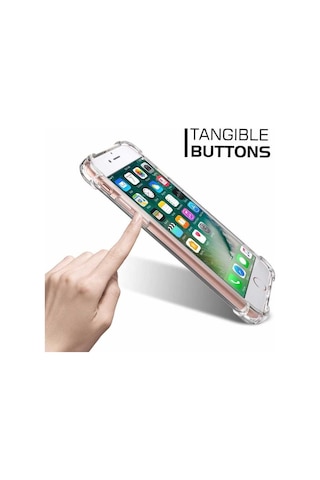 Apple Uyumlu iPhone 6S Plus Kilif Köse Korumali Seffaf Silikon Kapak 392958092