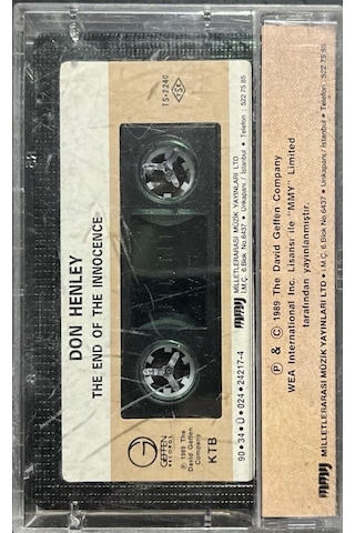 Plak Değildir Kaset Tir Kaset Don Henley The End Of The Innocen