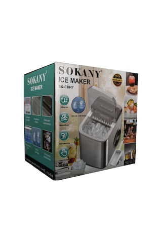 Sokany SK-03047 Hızlı Buz Üreten Bullet Buz Makinesi
