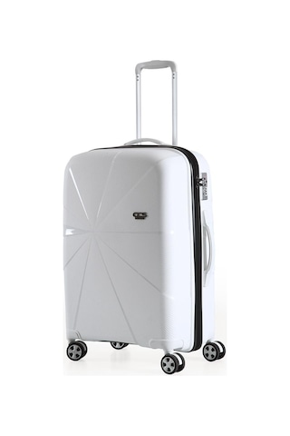 Ççs 5264 Polipropilen Kabin Boy Valiz Beyaz