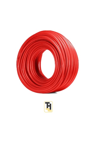 1/2 Örgülü Bahçe Hortumu Çatlamaz, Kırılmaz, Esnek 10 Metre Kırmızı