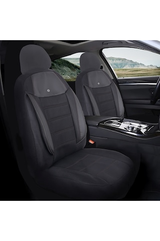 Peugeot 107 Araçlara Uyumlu Oto Koltuk Kılıfı Seti - Yıldız Serisi Siyah