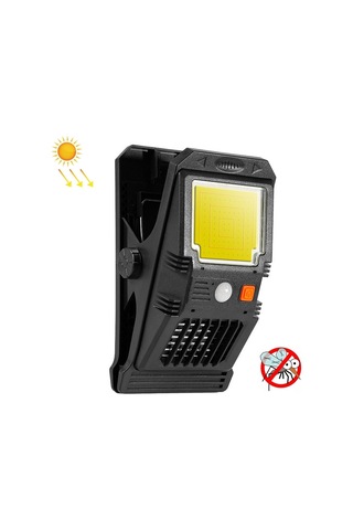 Sones E-smarter W7104-2 Cob Güneş Enerjili Duvar Lambası Klipsli Sivrisinek Öldürücü Lamba Taşınabilir Vücut Sensörlü Açık Bahçe Lambası