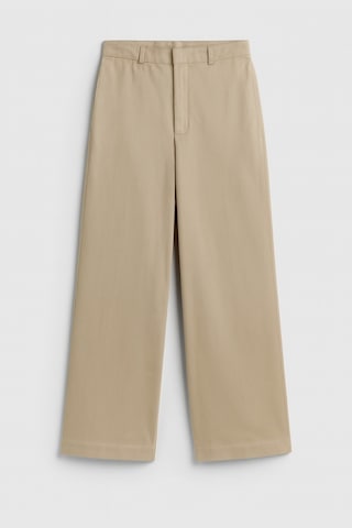 Esila Kids Kız Çocuk Pantolon Gabardin Geniş Paça Pantolon 4-11 Yaş Bej