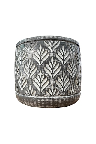 Bitki Tasarımı Ev Dekorasyon Antrasit Lotus Beton Saksı Çiçeklik Saksılık