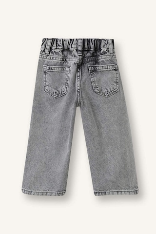 Defacto %100 Pamuk Wıde Leg Pamuklu Pantolon Kız Bebek H2200a526hsnm55 Gri-nm55