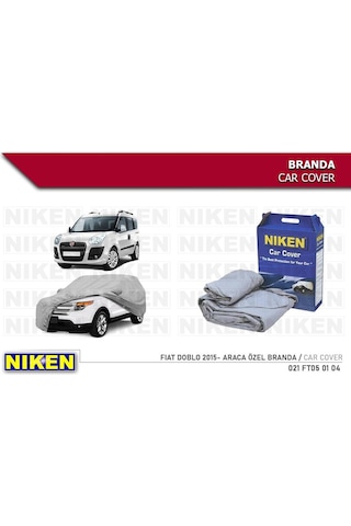 Fiat Doblo 3 Araca Özel Üretim Oto Branda Araç Örtüsü 2015 Sonrası Modeller Niken