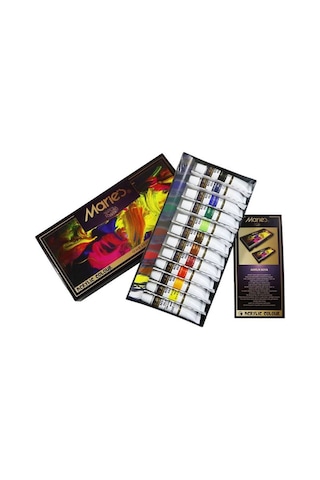 Maries 12 Renk Akrilik Boya 812B 12 Ml Mrmar0017
