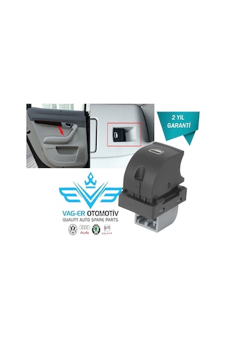 Audi A6 2005-2011 Ön Sag Cam Açma Kapama Dügmesi Tusu 4F0959855 551366173