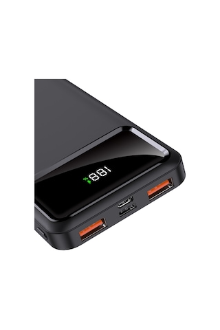 Intouch 10.000mah Fast-out Pd 20w Powerbank Hızlı Şarj Özelliği İle 10000 Mah Kapasite Sunar Siyah