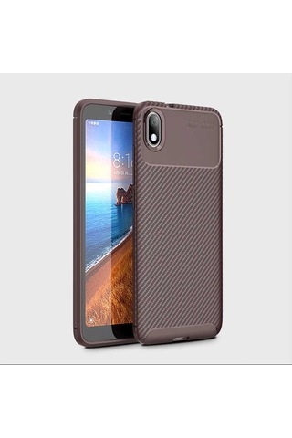 Xiaomi Redmi 7A Kilif Karbon Silikon Case 389460897