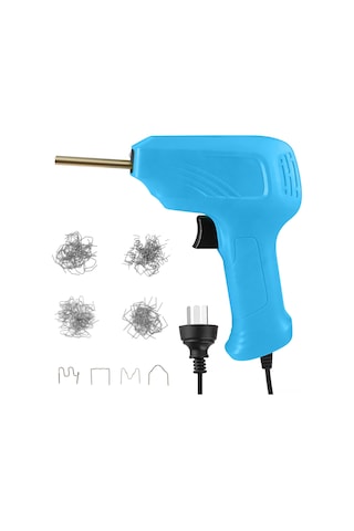 Yifomall Otomatik Tampon Tamir Makinesi 70w - Mavi, Avustralya Standardı, 200 Adet Kaynak Çivi Ve Ana Makine Dahil