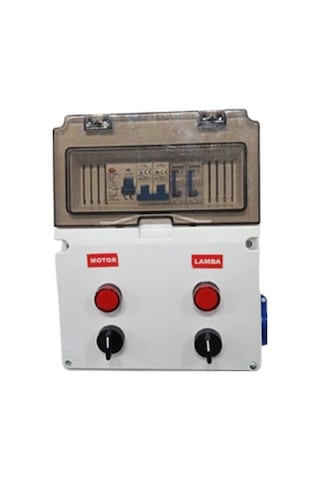 Havuz Kumanda Panosu 1 Pompa 1 Grup Lamba Kaçak Akım Rölesi, Zaman Saati Monofaze-toptancıyızbiz