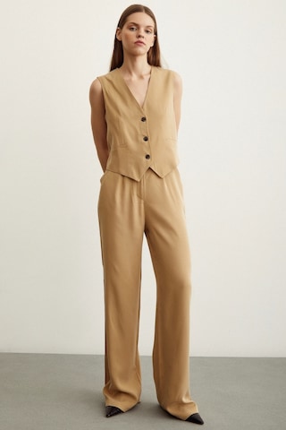 Never More Geniş Paça Pantolon Camel