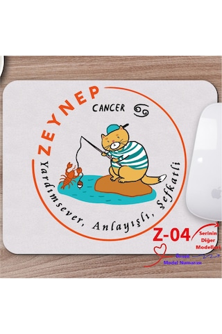 Kişiye Özel Burç Temalı Mousepad, Burçlara Özel Tasarım Serisi Z1 Serisi