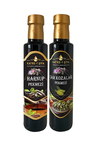 Özel Üretim Keçiboynuzu Pekmezi 340 G + Çam Kozalağı Pekmezi