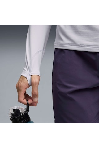 Puma Velocıty Cloudspun Erkek Yarım Fermuarlı Koşu Üstü 526627 82 Gri