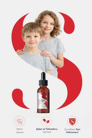 Sıdrex Lıpo Iron Kıds 30 Ml Demir, B1, B12 Ve Foik Asit İçeren Takviye Edici Gıda
