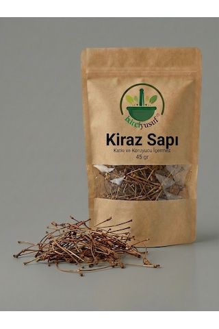 Kiraz Sapı Kiraz Sapı Çayı Cherry Stem Tea Cherry Stem Prunus Avium Doğal Kurutulmuş 45 G