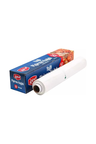 Roll-up Beyaz Yağlı Fırın Tepsi Pişirme Kızartma Kağıdı - 37 Cm. X 50 Metre - 1 Adet
