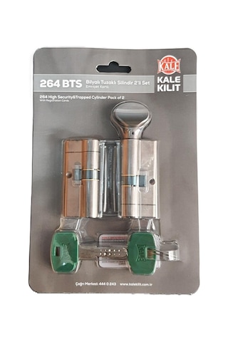 Kale 264 Bts Bilyalı Tuzaklı Silindir 2 Li Set 68 Mm Ortak Anahtar 68 MM
