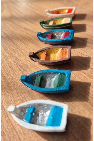 Minyatür Obje Sandal - Kayık - Tekne