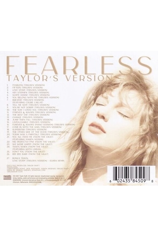 Müzik Cd Sidir Plak Değildir Cd Taylor Swift Fearless Taylor S