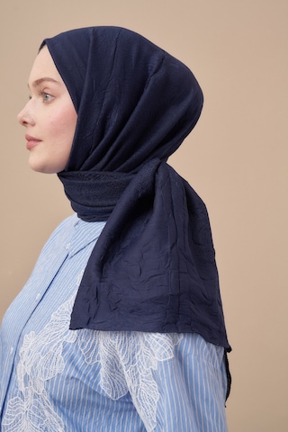 Bambu Kraş Şal Tesettür Giyim, Yüksek Kalite, Hafif, Rahat, Şık, Premium, Lux, Shawl, Scarf Lacivert