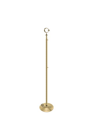 Sarı Gold Makam Bayrak Direği Ayyıldız Alemli