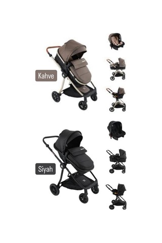 20 Parça Yeni Doğan Sirus Bebek Çeyiz Seti 20 Parça Park Beşik Ana Kucağı Bebek Arabası Mama Sand.. Kahverengi Kahverengi
