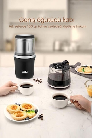 Snb 2982 Kahve Öğütücüsü Gri - Siyah