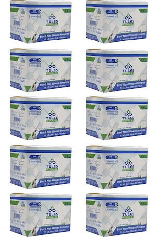 Tules Non Woven Kompres 7,5 x 7,5 cm 4 Katlı 100 Adet 10 Kutu