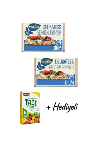 Delıkatess Gevrek Ekmek Diyet Ekmeği 270 Gr X 2 Adet