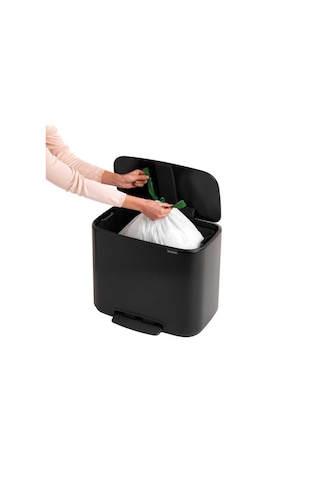 Brabantia Çöp Kutusu 36 Lt Pedallı Bo Mat Siyah 121463 Siyah