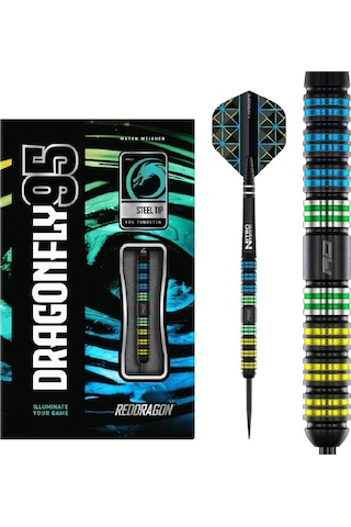 Red Dragon Dragonfly 95 Black Parallel % 95 Tungsten Çelik Uçlu Dart Oku
